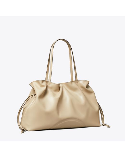 Tory Burch Natural Ella Natuura Drawstring Tote