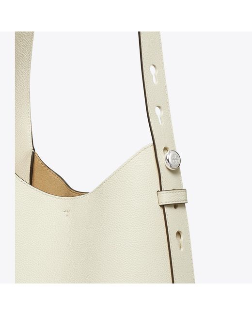 Tory Burch Natural Small Hobo Bag