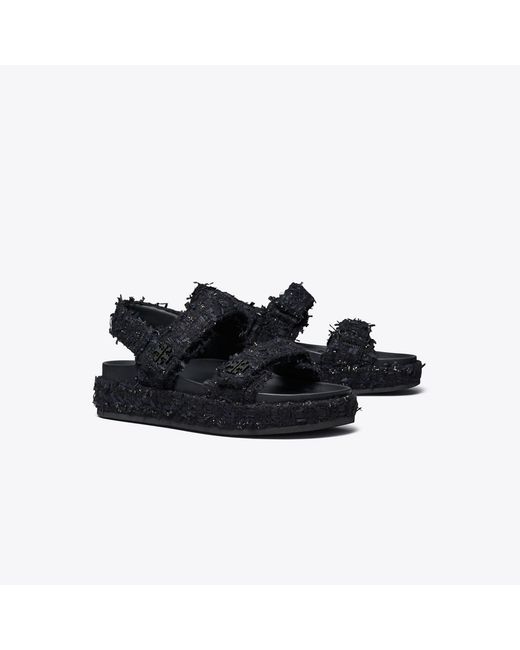 Tory Burch Black Kira Burch Sandal