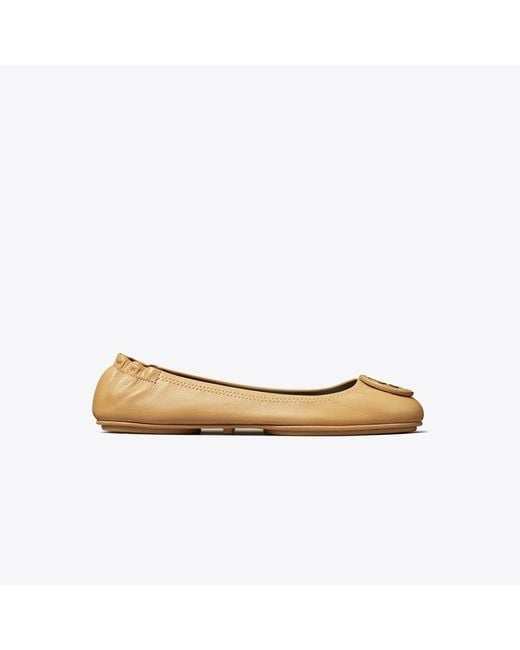 Tory Burch Natural Minnie Travel Ballet