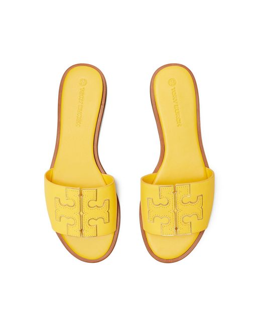 colorful tory burch slides