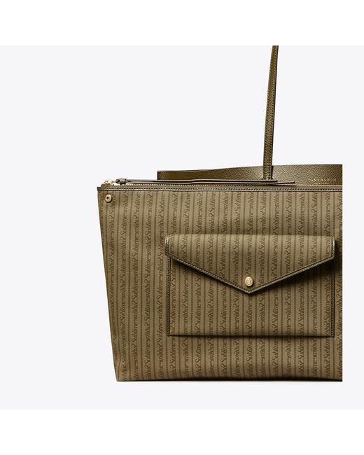 Tory Burch Green Perry Tote
