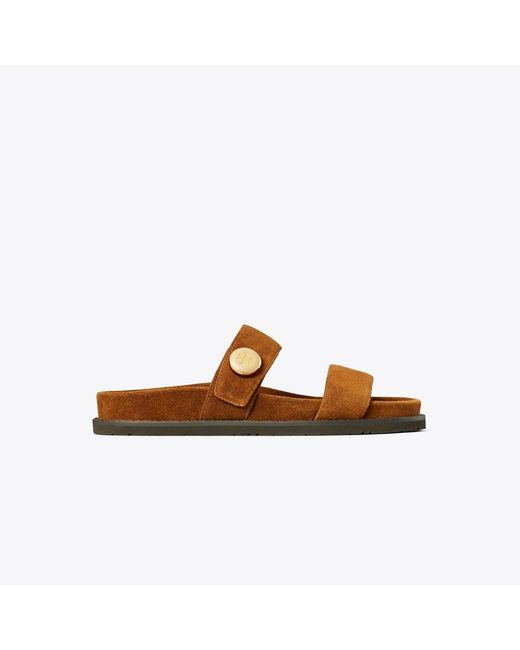 Tory Burch Brown Romy Burch Slide