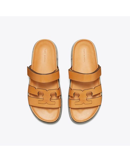 Tory Burch Brown Ines Burch Slide