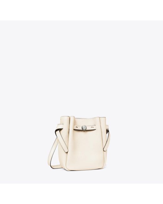 Tory Burch Natural Small Leather Crossbody, One Size