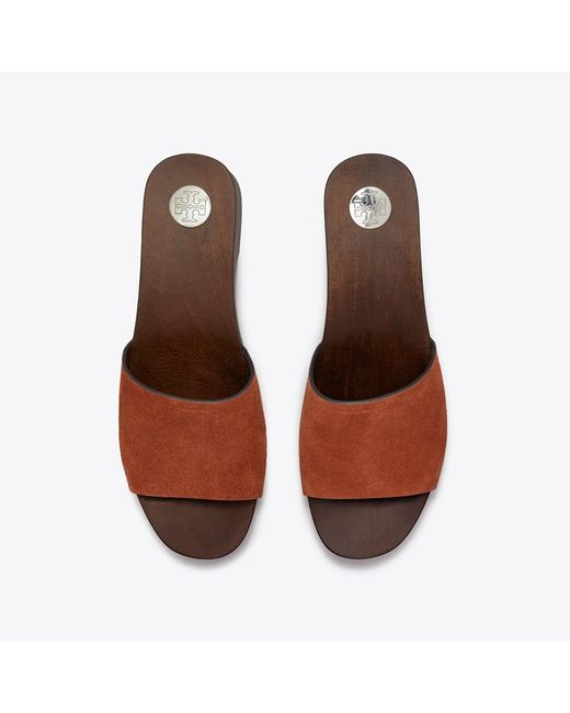 Tory Burch Brown Sandal Clog