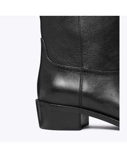 Tory Burch Black City Western Ankle Boot