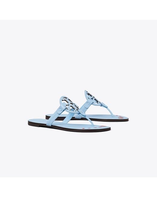 Tory Burch Blue Miller Nail Polish Sandal