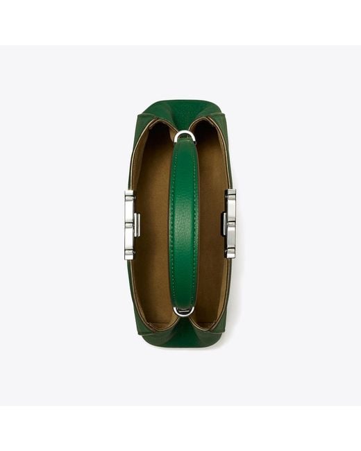 Tory Burch Green Mini Eleanor Soft Satchel, One Size
