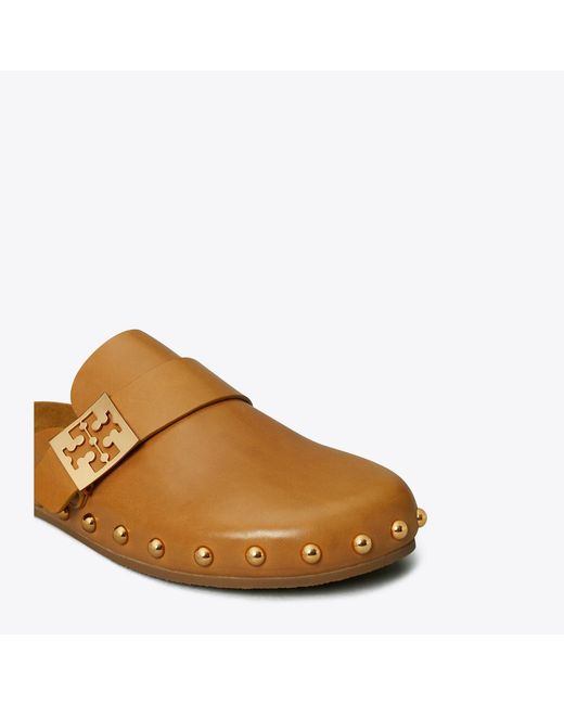 Tory Burch Brown Mellow Studded Mule