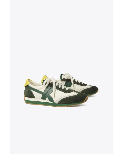 tory burch hank sneaker green