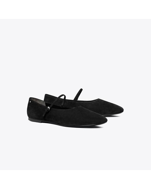Tory Burch Black Mary Jane Ballet