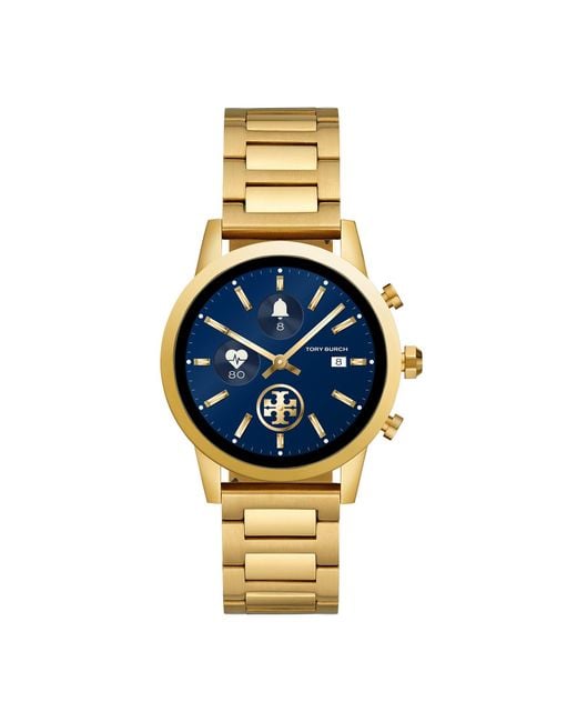 Tory Burch Metallic Torytrack Gigi Touchscreen Smart Watch