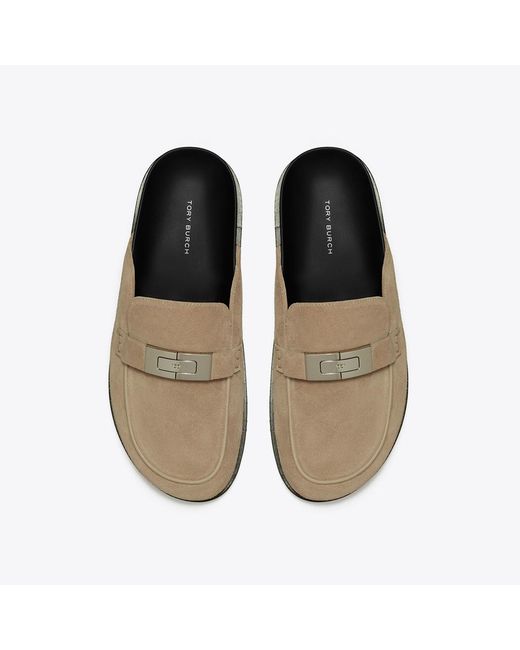 Tory Burch Brown Leelee Mule
