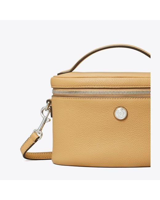 Tory Burch Natural Soft Pebbled Vanity Case, One Size