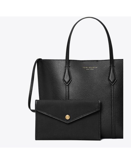 Tory Burch Black Small Perry Tote, One Size