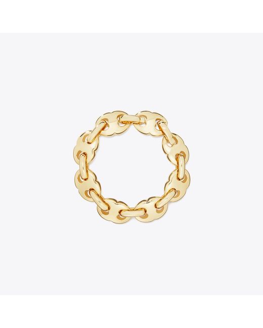Tory Burch Metallic Gemini Link Bracelet, One Size
