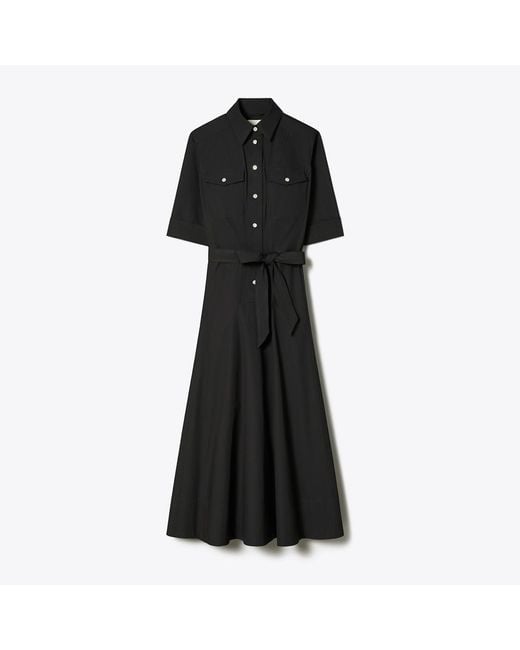 Tory Burch Black Poplin Dress