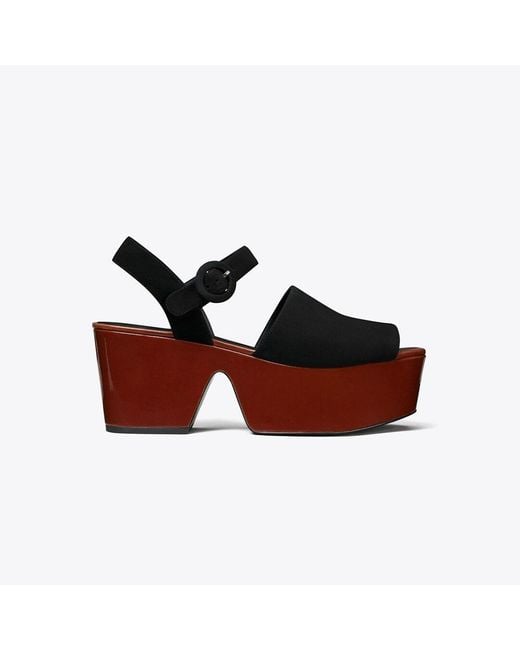 Tory Burch Black Platform Sandal
