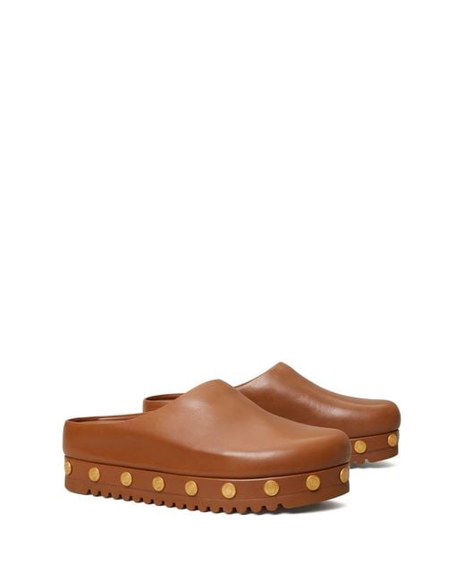 tory burch coin mule