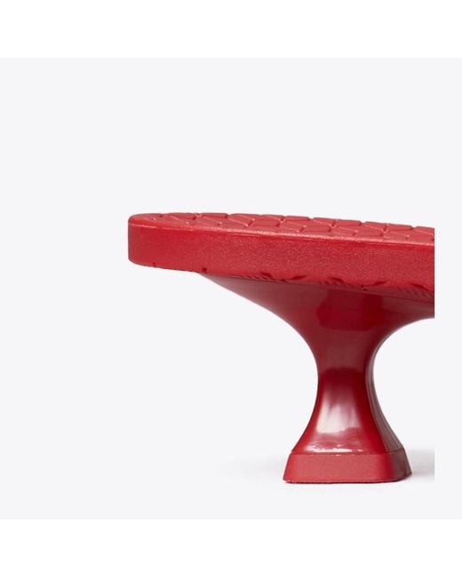 Tory Burch Red Jelly Heel Flip-Flop