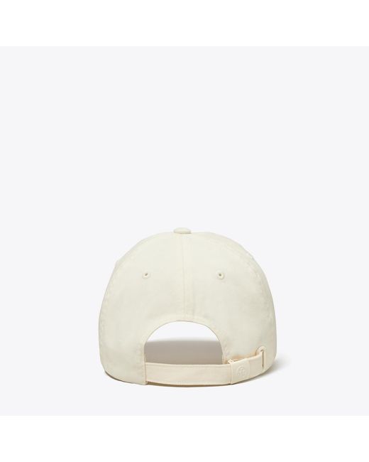 Tory Burch Natural Logo Cap, One Size