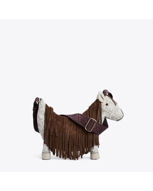 Tory Burch Natural Horse Mini Bag, One Size