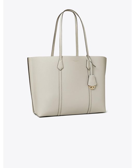 Tory Burch White Perry Triple-compartment Tote Bag
