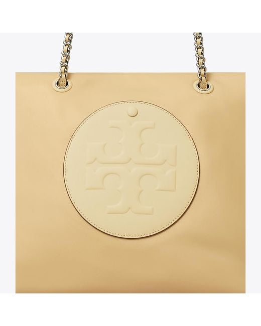 Tory Burch Natural Ella Chain Tote, One Size