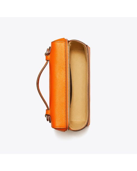 Tory Burch Orange Slim Romy Top Handle
