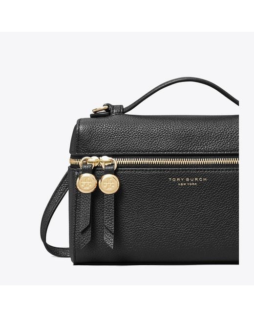 Tory Burch Black Slim Romy Top Handle Bag, One Size
