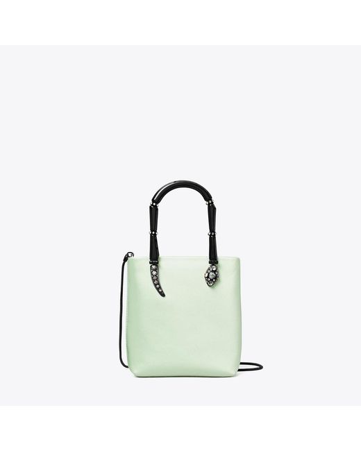 Tory Burch Multicolor Mini Satin Snake Handle Tote, One Size