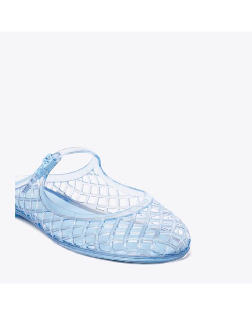 Tory Burch Blue Mellow Mary Jane Jelly
