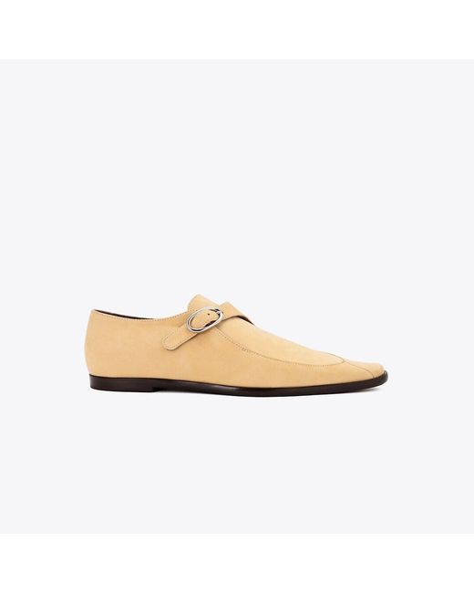 Tory Burch White Twisted Monk Strap
