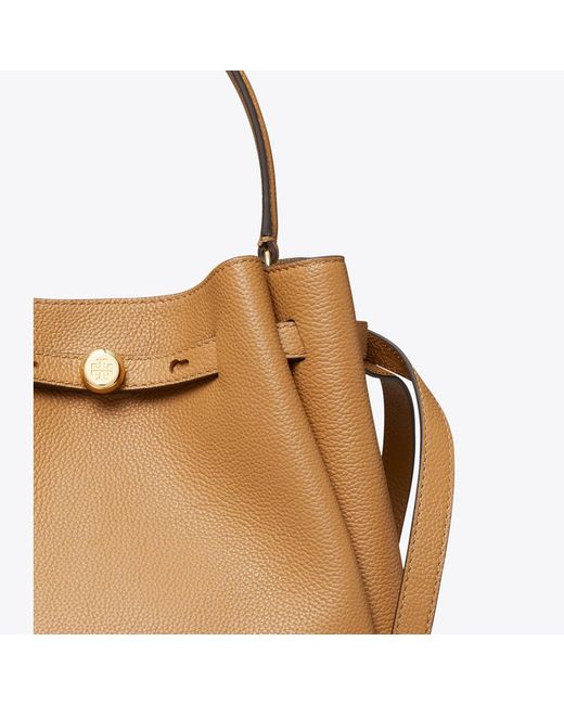 Tory Burch Natural Romy Bucket Bag, One Size