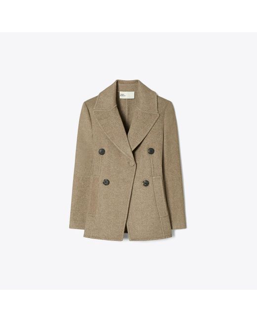 Tory Burch Natural Relaxed Twill Jacket