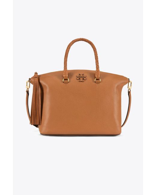 Tory Burch Brown Taylor Leather Satchel