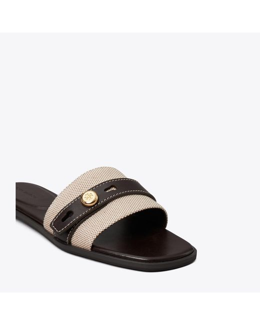Tory Burch Black Romy Slide