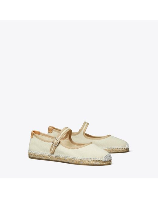 Tory Burch Natural Mary Jane Espadrille