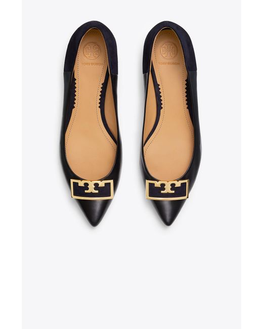 tory burch pointed flat