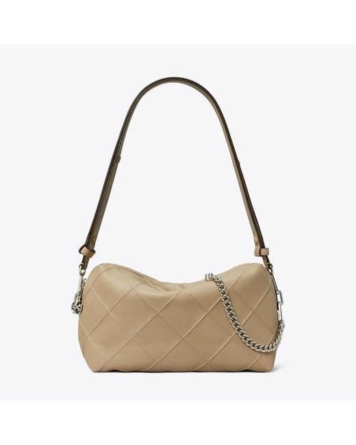 Tory Burch Natural Large Fleming Soft Crossbody Bag