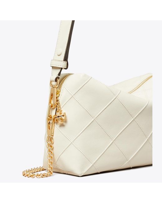 Tory Burch Natural Large Fleming Soft Crossbody Bag