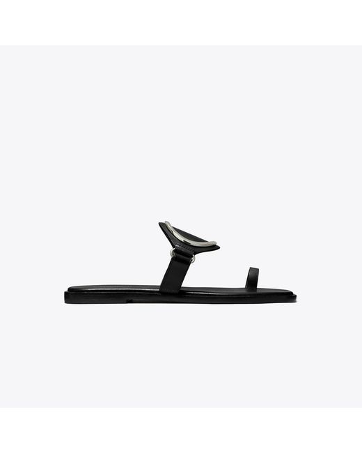 Tory Burch Black Toe Ring Sandal