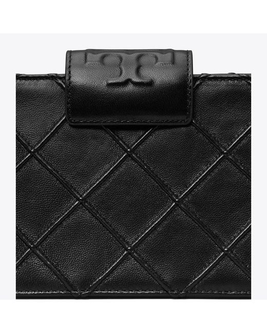 Tory Burch Black Mini Fleming Crossbody, One Size