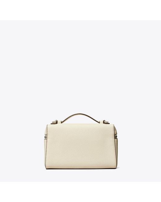 Tory Burch Natural Slim Romy Top Handle Bag, One Size