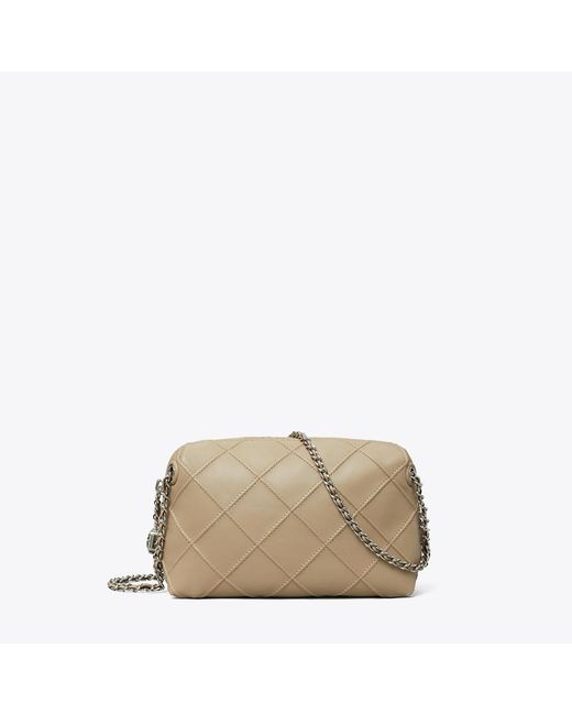 Tory Burch Natural Fleming Soft Crossbody Bag, One Size