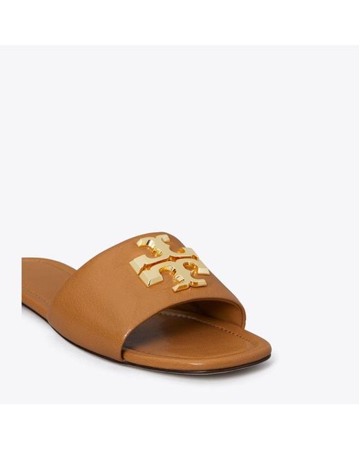 Tory Burch Brown Eleanor Slide