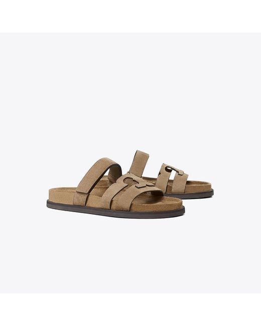 Tory Burch Brown Ines Burch Slide