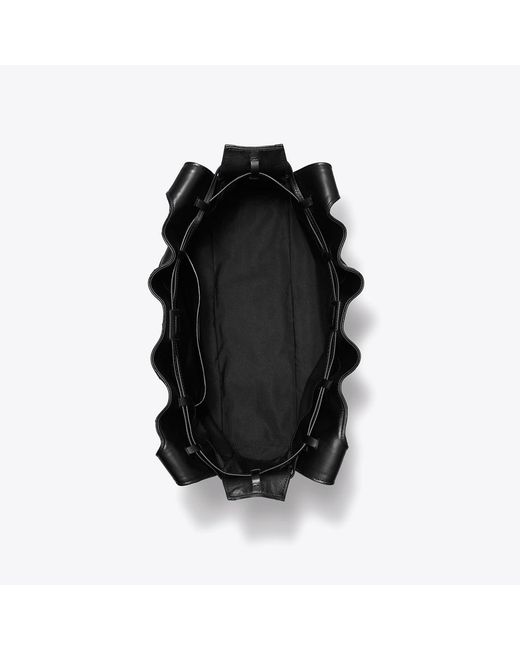 Tory Burch Black Large Fleming Tote