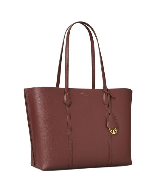 Tory Burch Red Perry Triple-compartment Tote Bag